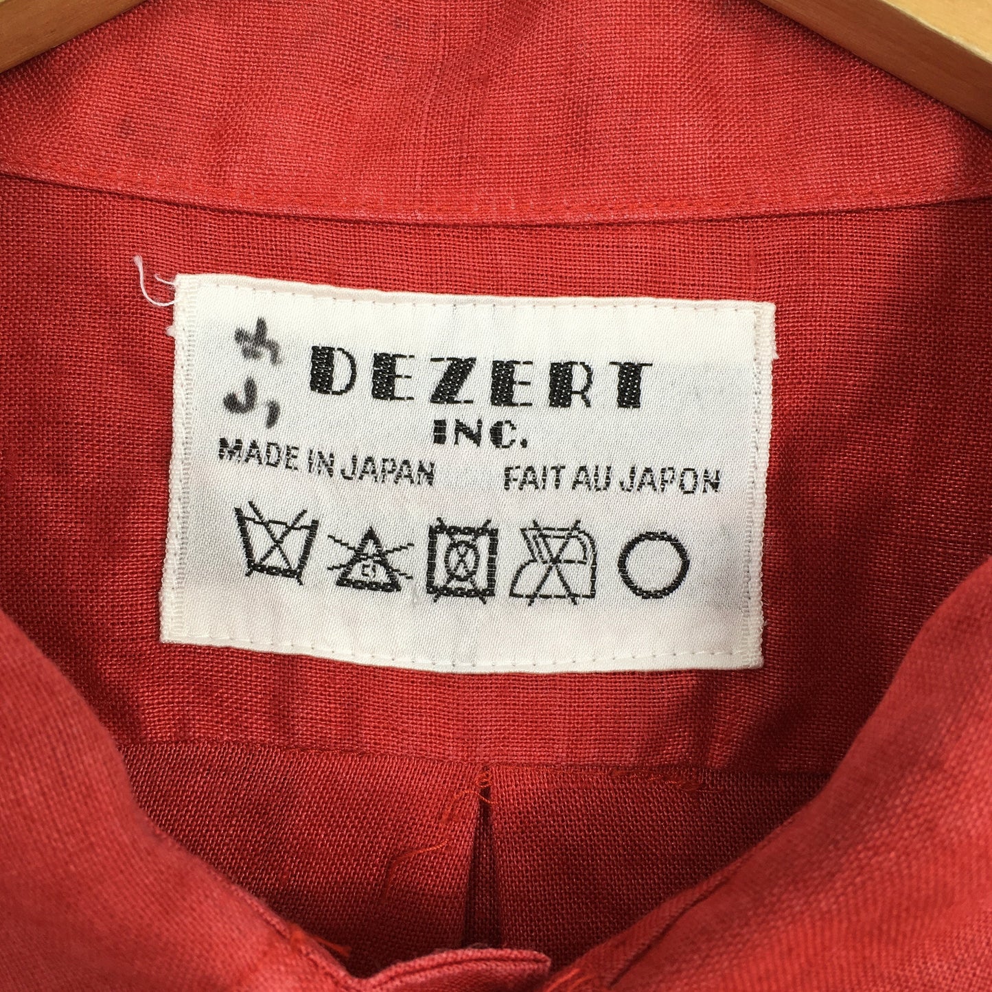 Dezert Made In Japan Linen Work Shirt XLarge