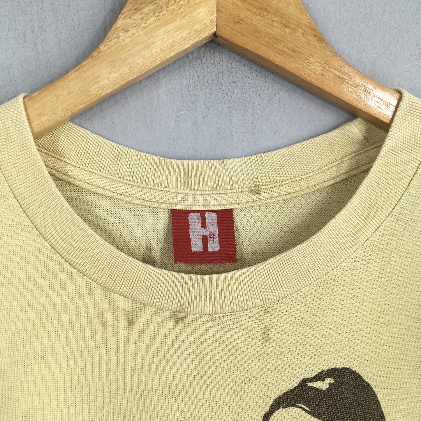 Hysteric Glamour Japan Yellow T shirt Small