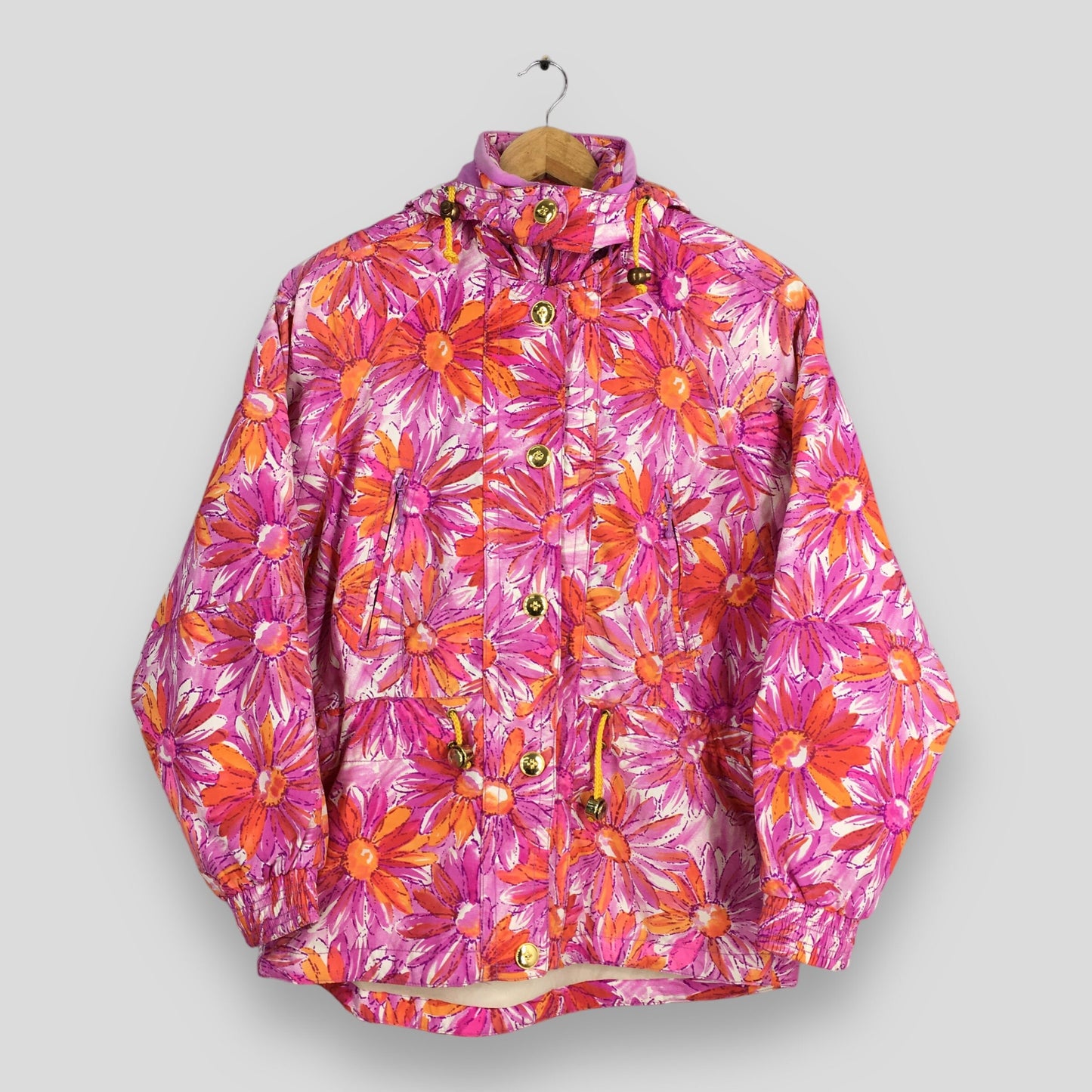 Beauty Floral Printed Women Jacket Large