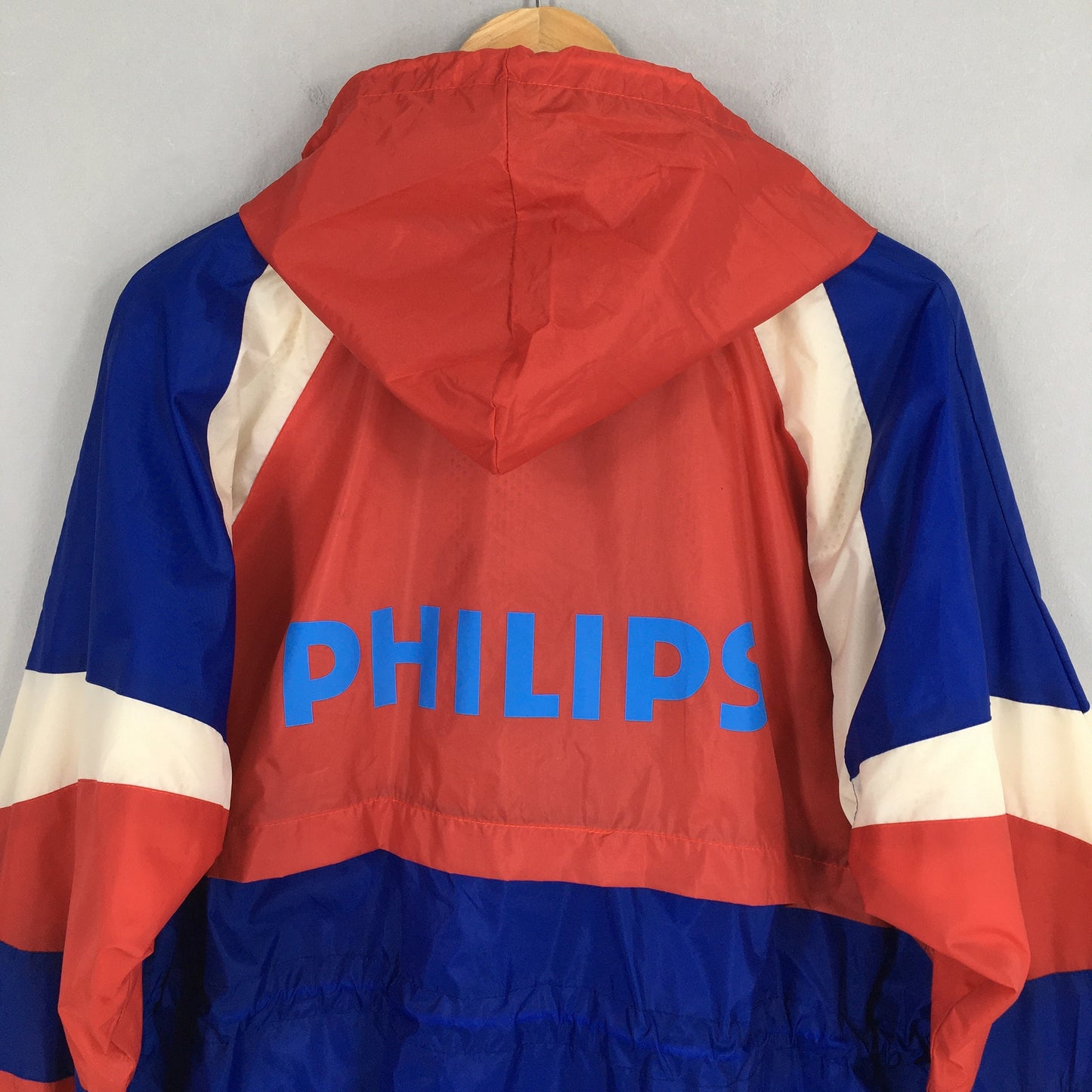 Philips Multicolor Hoodie Anorak Jacket XLarge