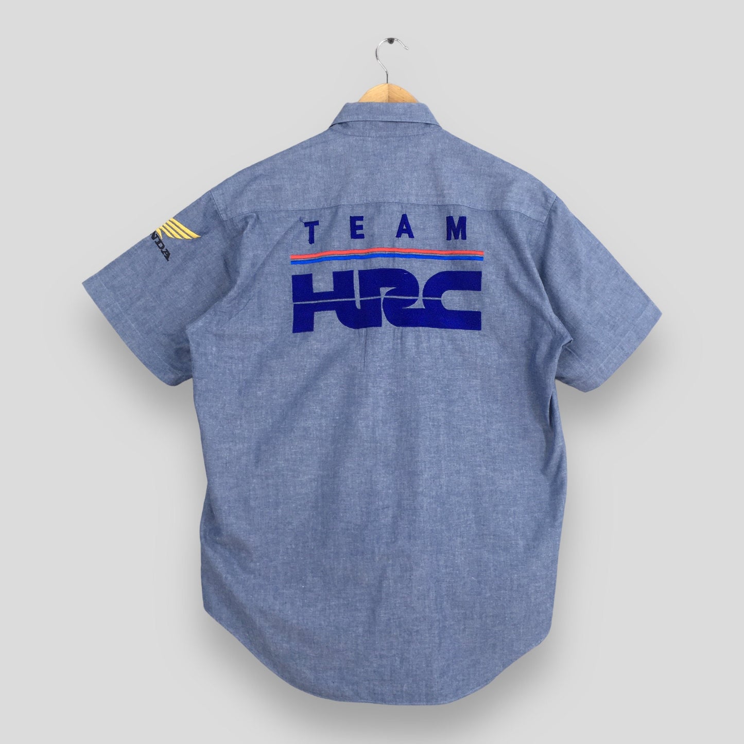 Honda Racing Team HRC Chambray Blue Shirt Medium