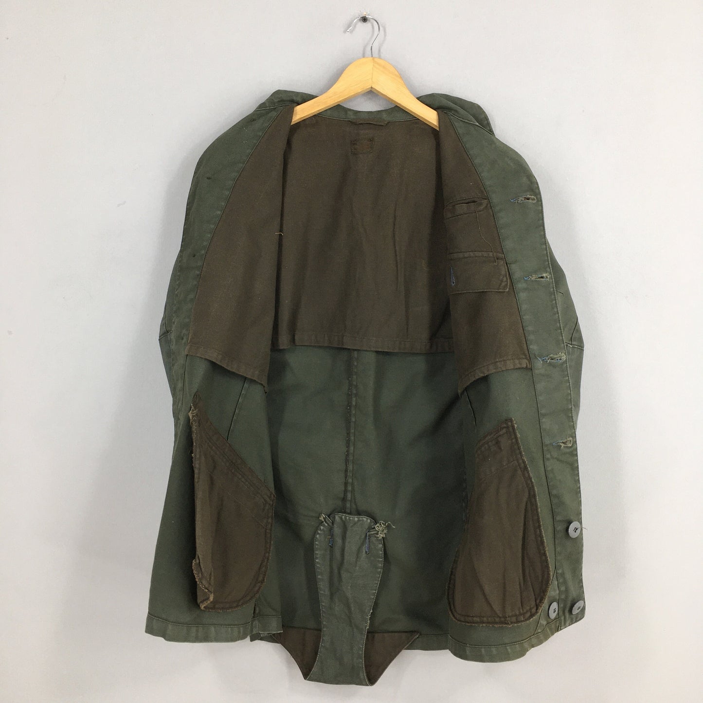 Swedish C48 Infrantry Military Olive Jacket Medium