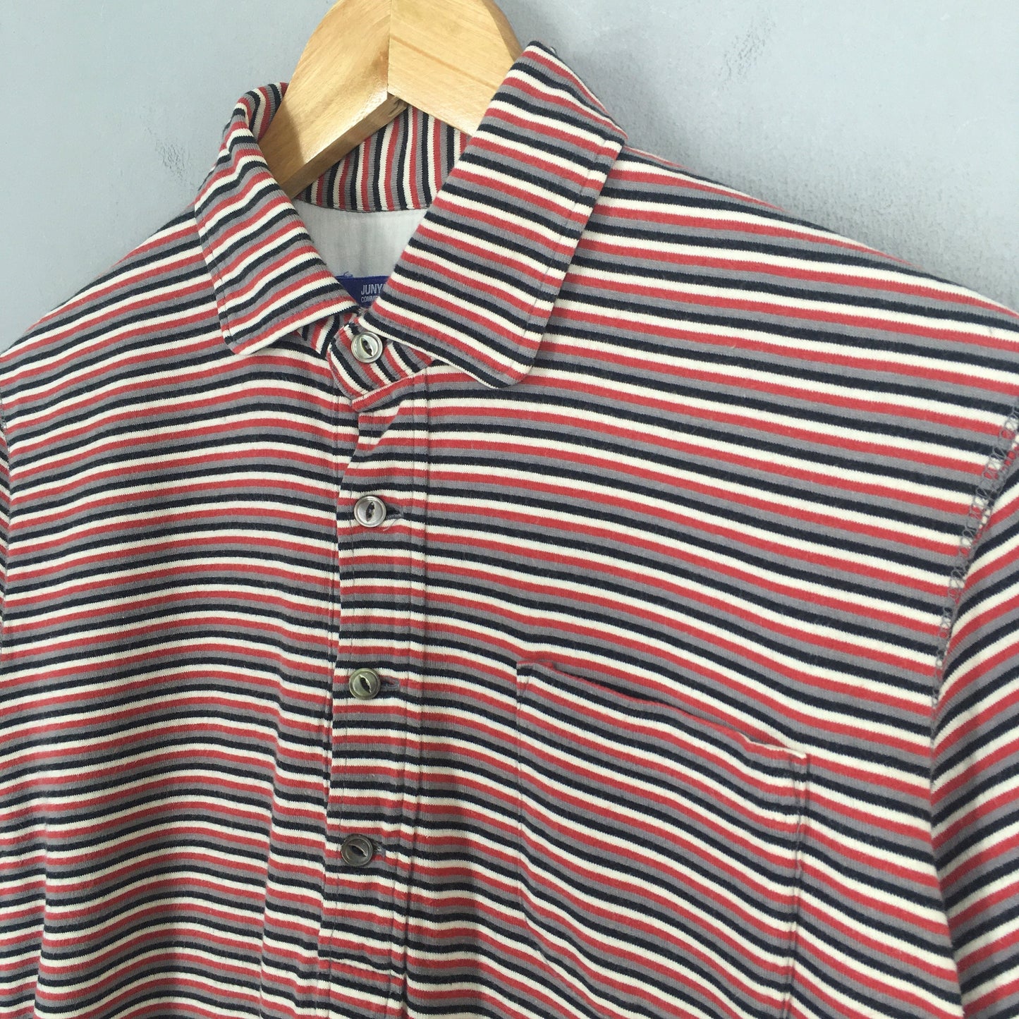 Comme Des Garcons Man Stripes Multicolor Oxford Small