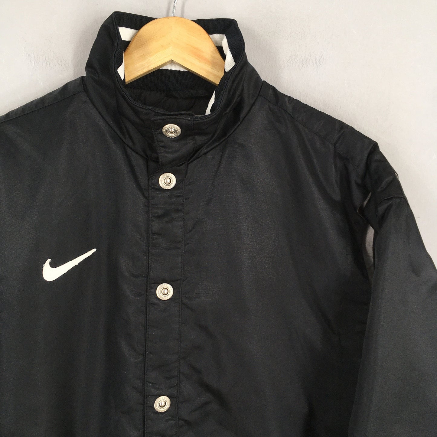 Nike Swoosh Black Puffer Jacket XLarge