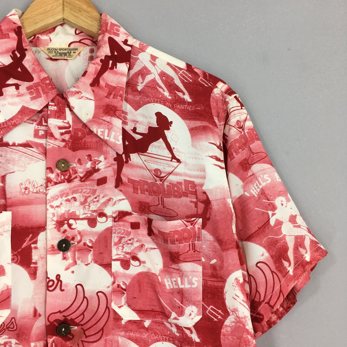 Real Mccoys Japan Hawaii Rayon Shirt Medium