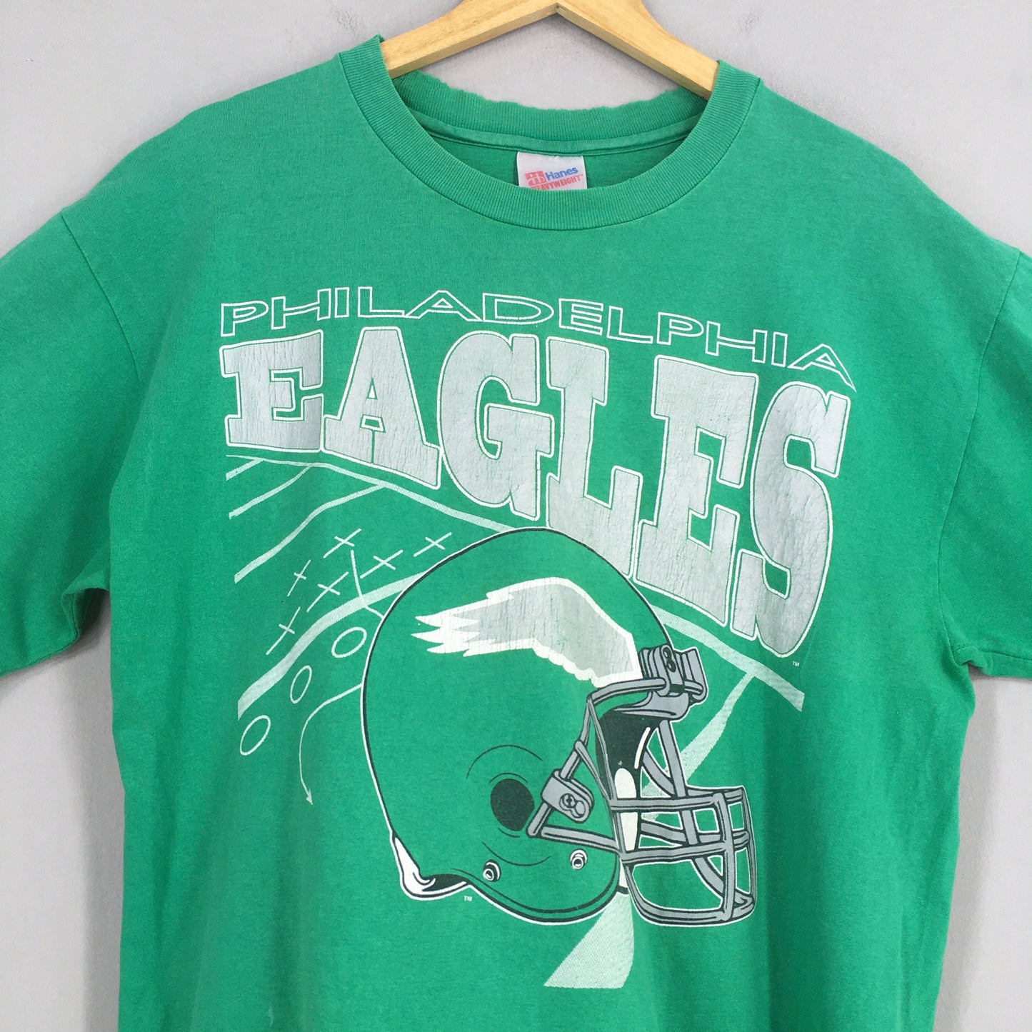 Philadelphia Eagles Nfl Green T shirt Large