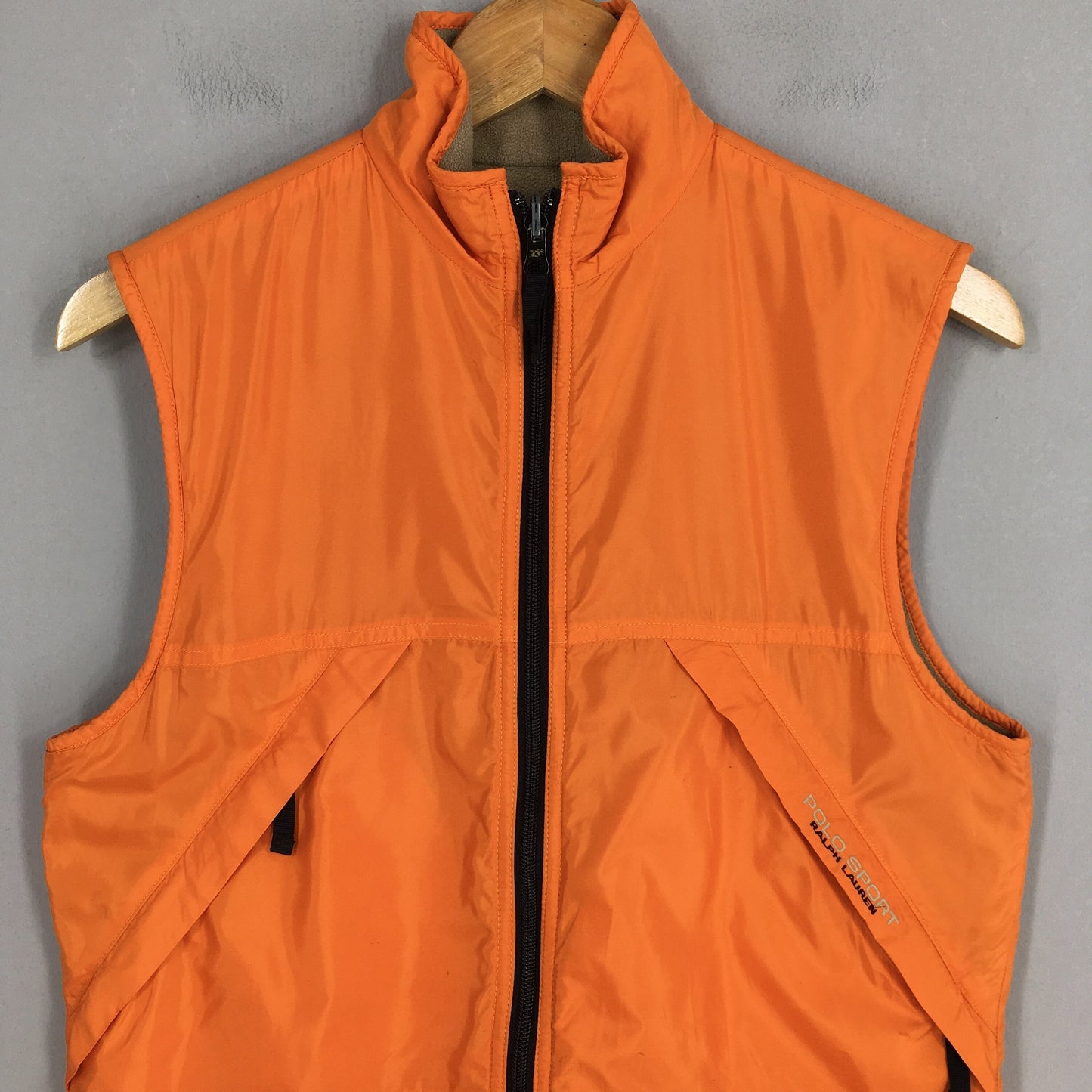 Polo Ralph Lauren Orange Vest Jacket Small