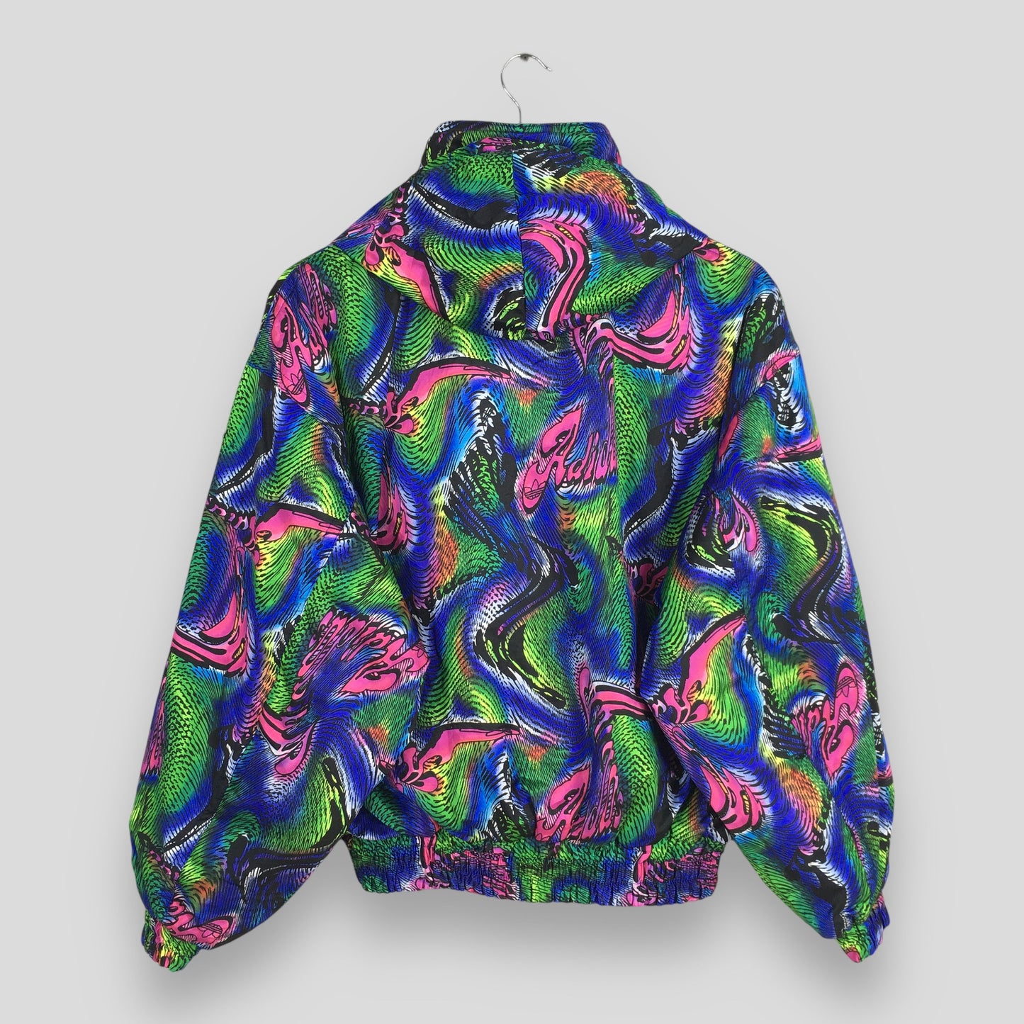 Adidas Pop Art Trefoil Windbreaker Hoodie Medium