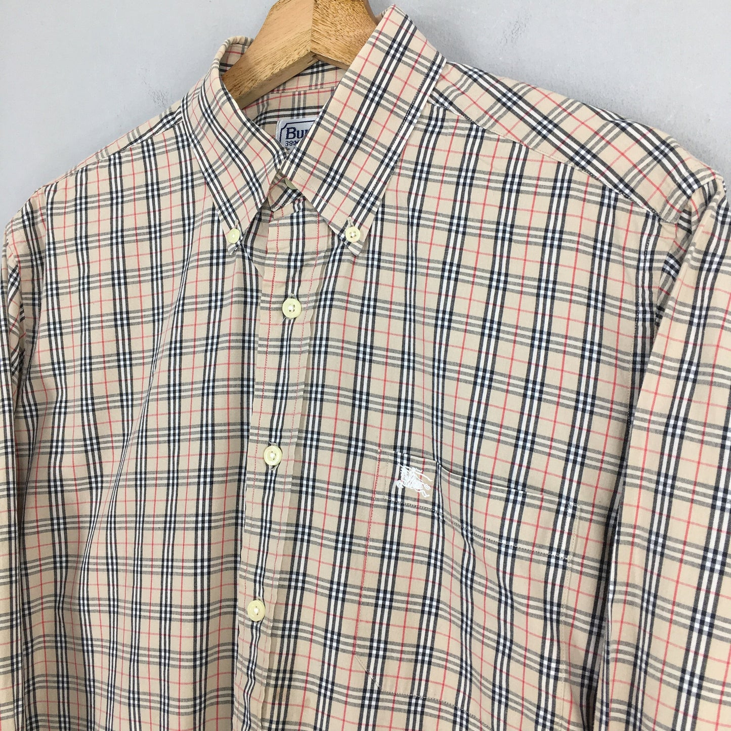 Burberrys Nova Check Oxfords Shirt Medium