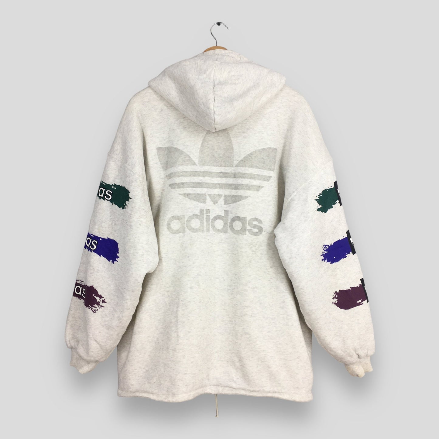 Adidas Sherpa Sweatshirt Hoodie XLarge