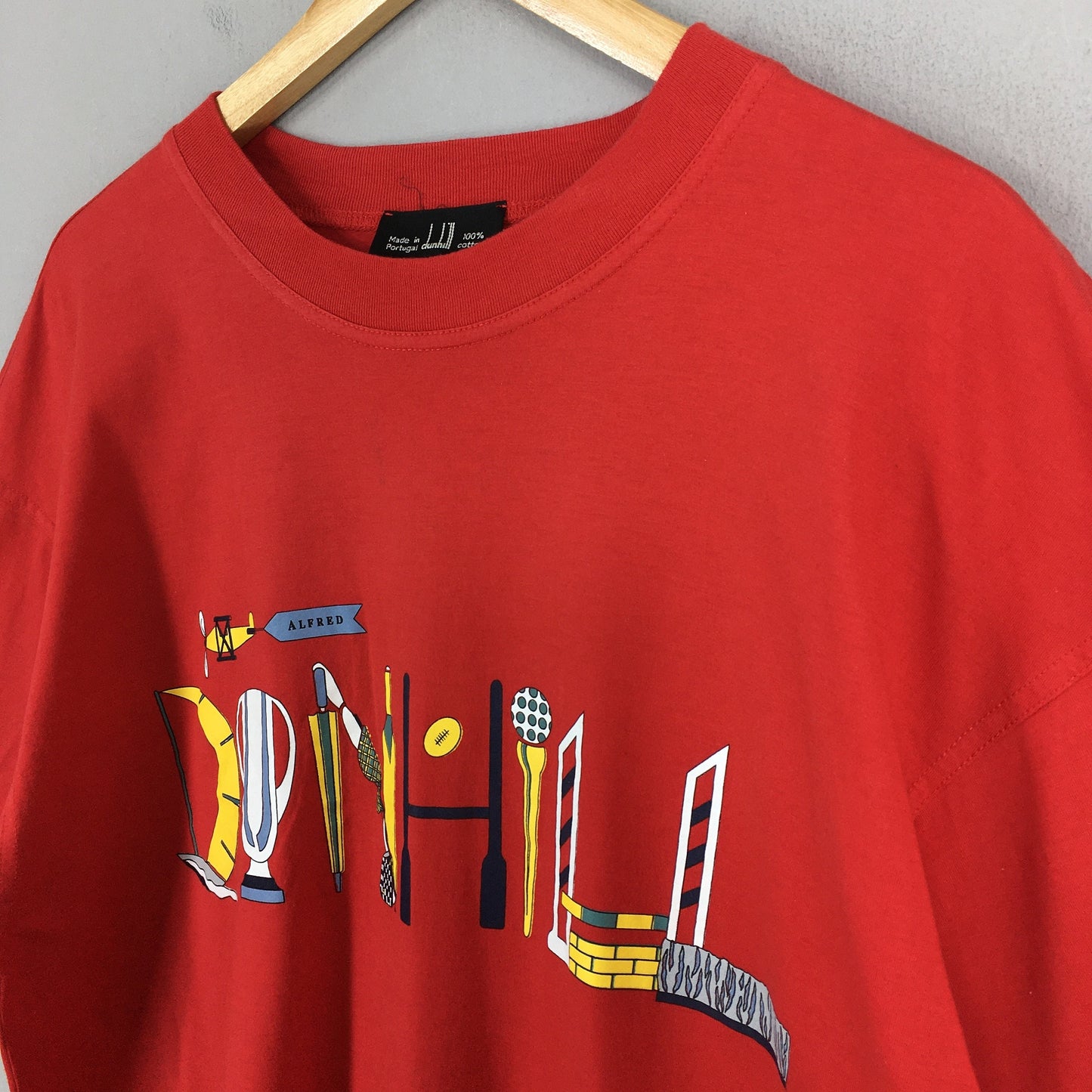 Dunhill Red T shirt Medium