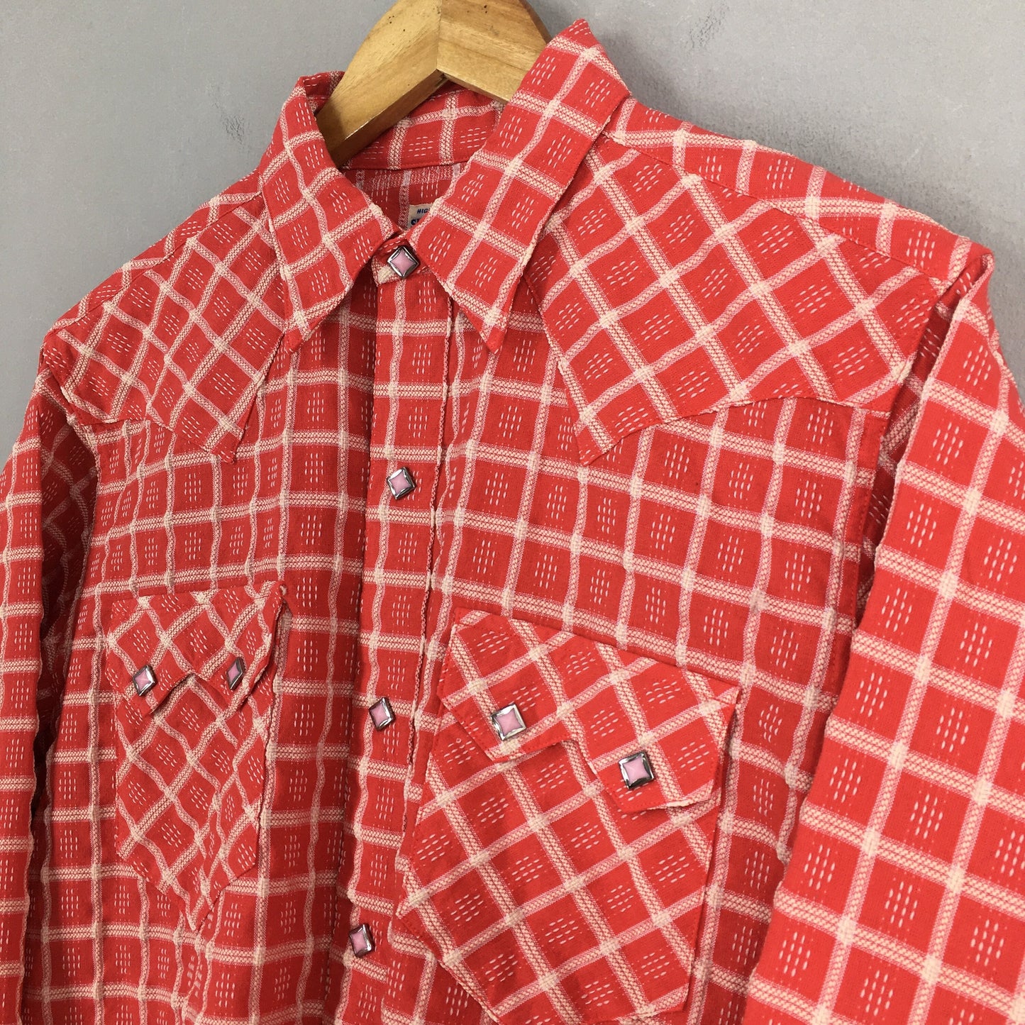 Sugar Cane Plaid Red Flannel Medium