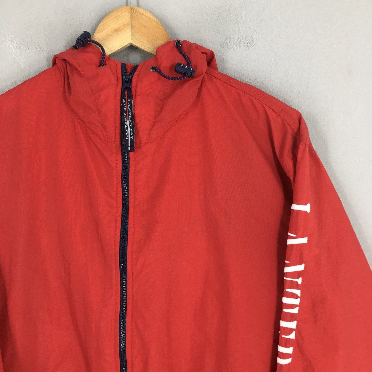 Lantern Bay Red Hoodie Jacket Large