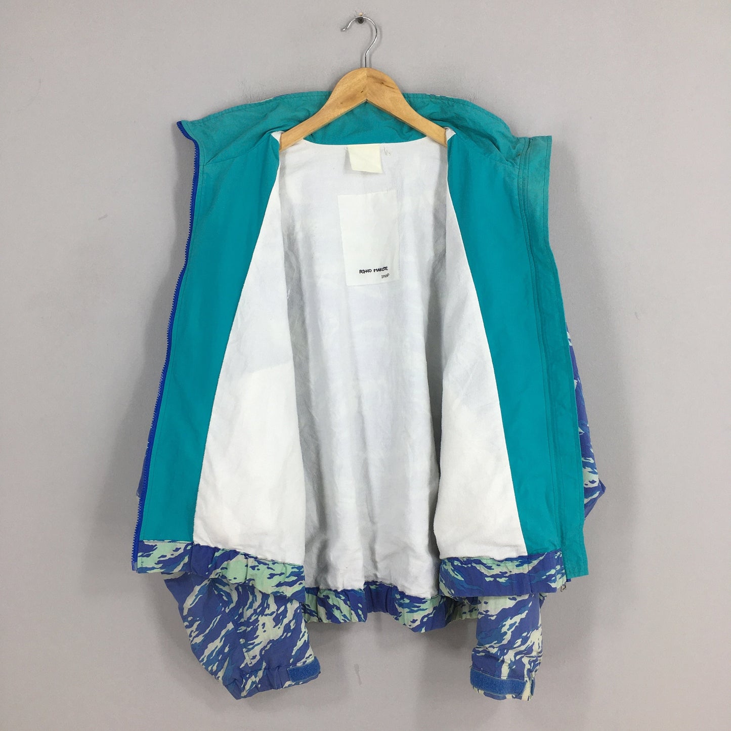 Helly Hansen Sea Life Abstract Windbreaker Jacket Large