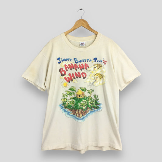 Jimmy Buffett Banana Wind Tour 96 Tshirt XLarge