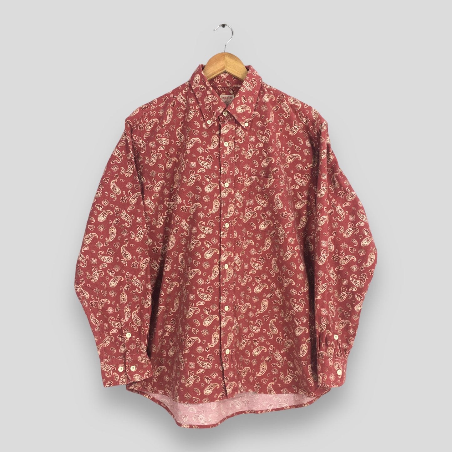 Paisley Floral Shirt Casual Large