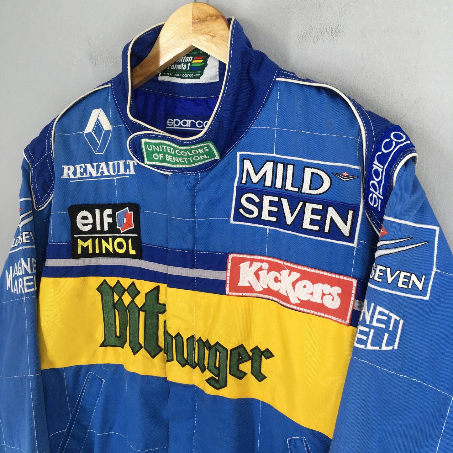 Benetton Bitburger Formula 1 Embroidery Jacket XLarge