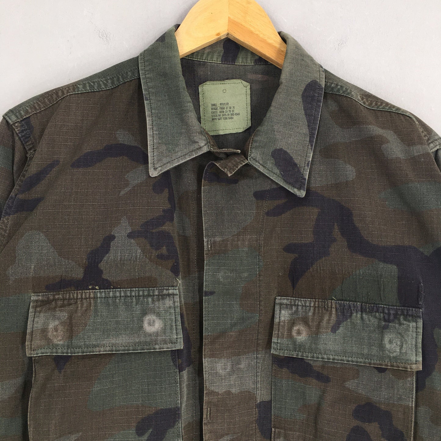 M-65 Field Camouflage Jacket Small