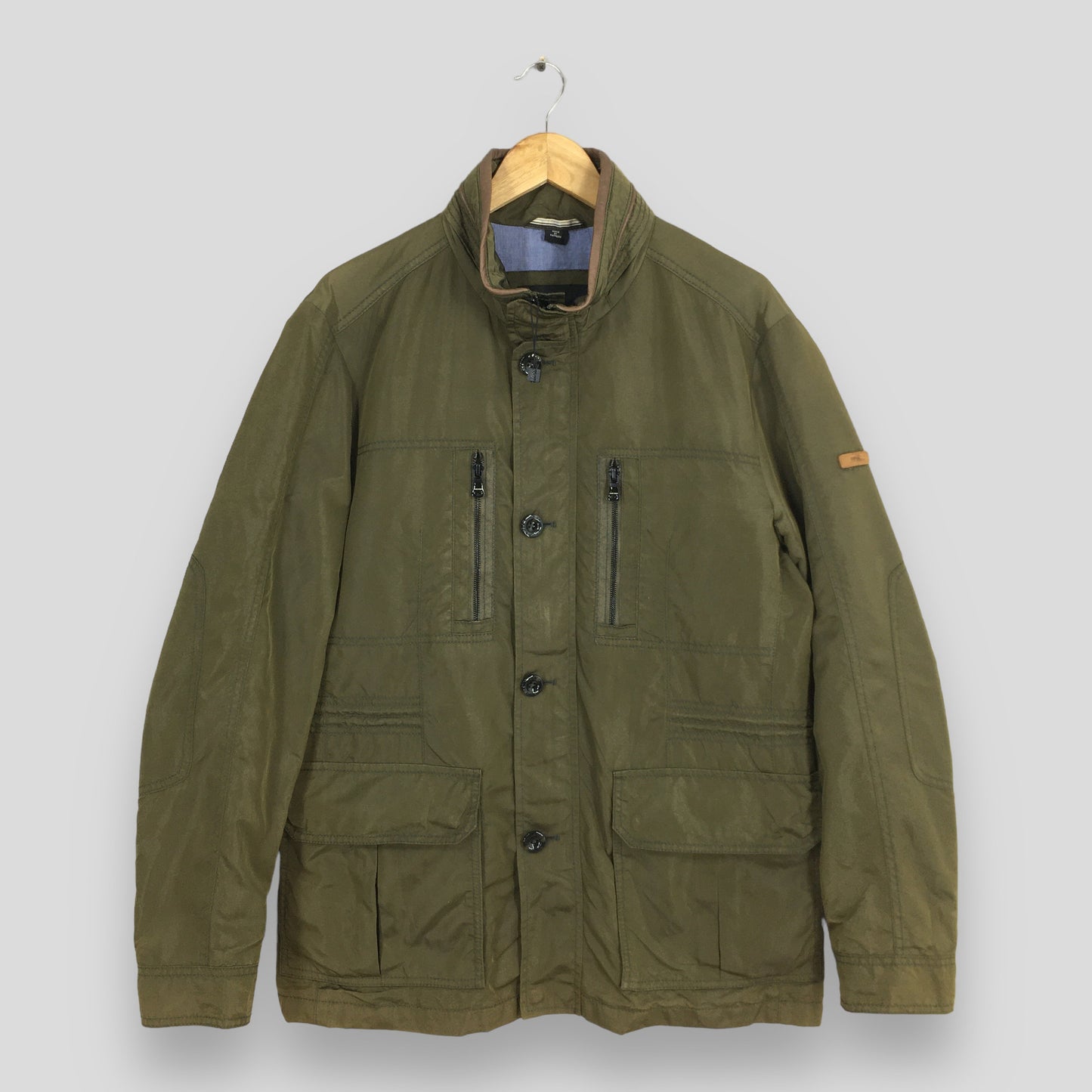 Hugo Boss Olive Windbreaker Jacket Large