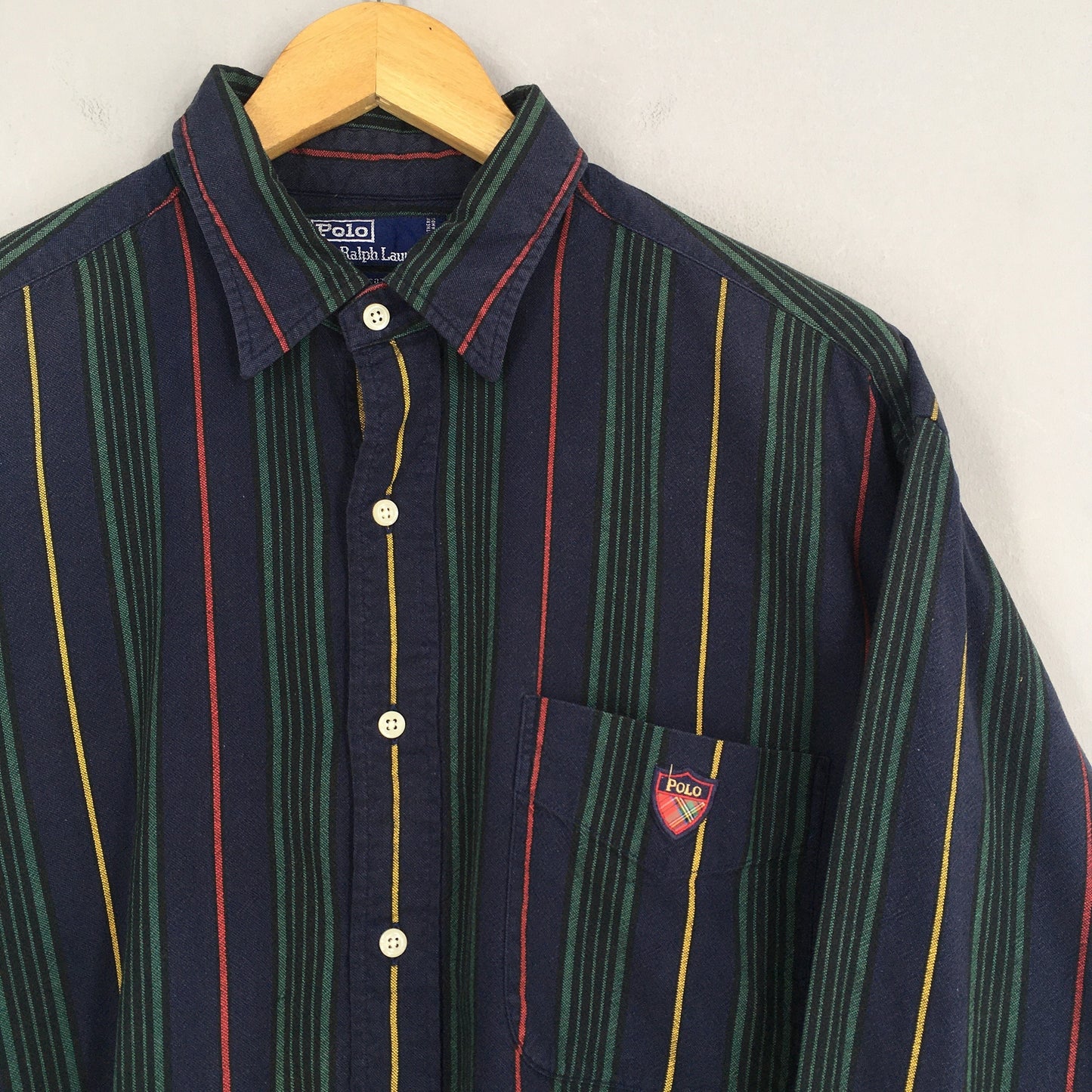 Polo Ralph Lauren Vertical Striped Shirt Large