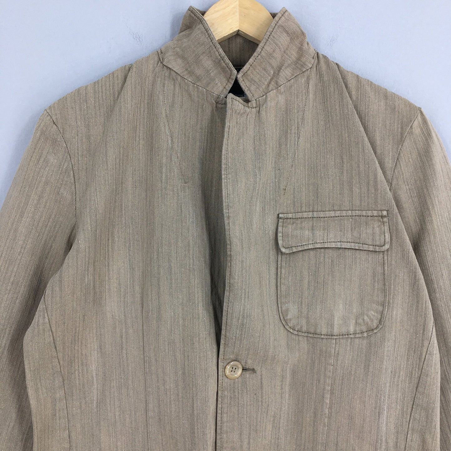 Herringbone Japanese Denim Workwear Jacket Large