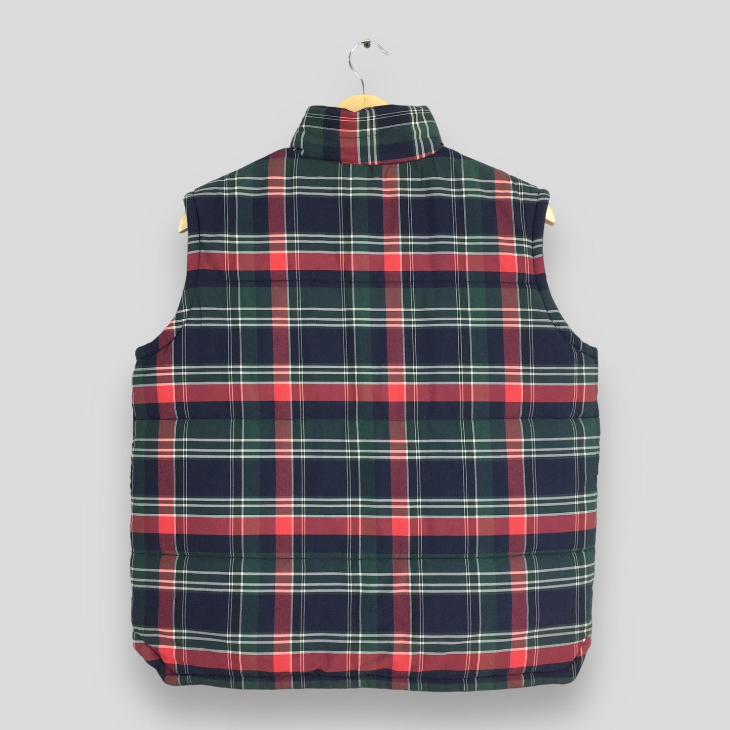 Polo Ralph Lauren Reversible Plaid Vest Jacket Medium