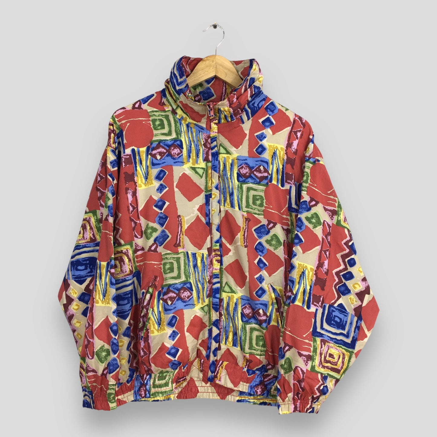 Pop Art Geometrical Retro Jacket Medium