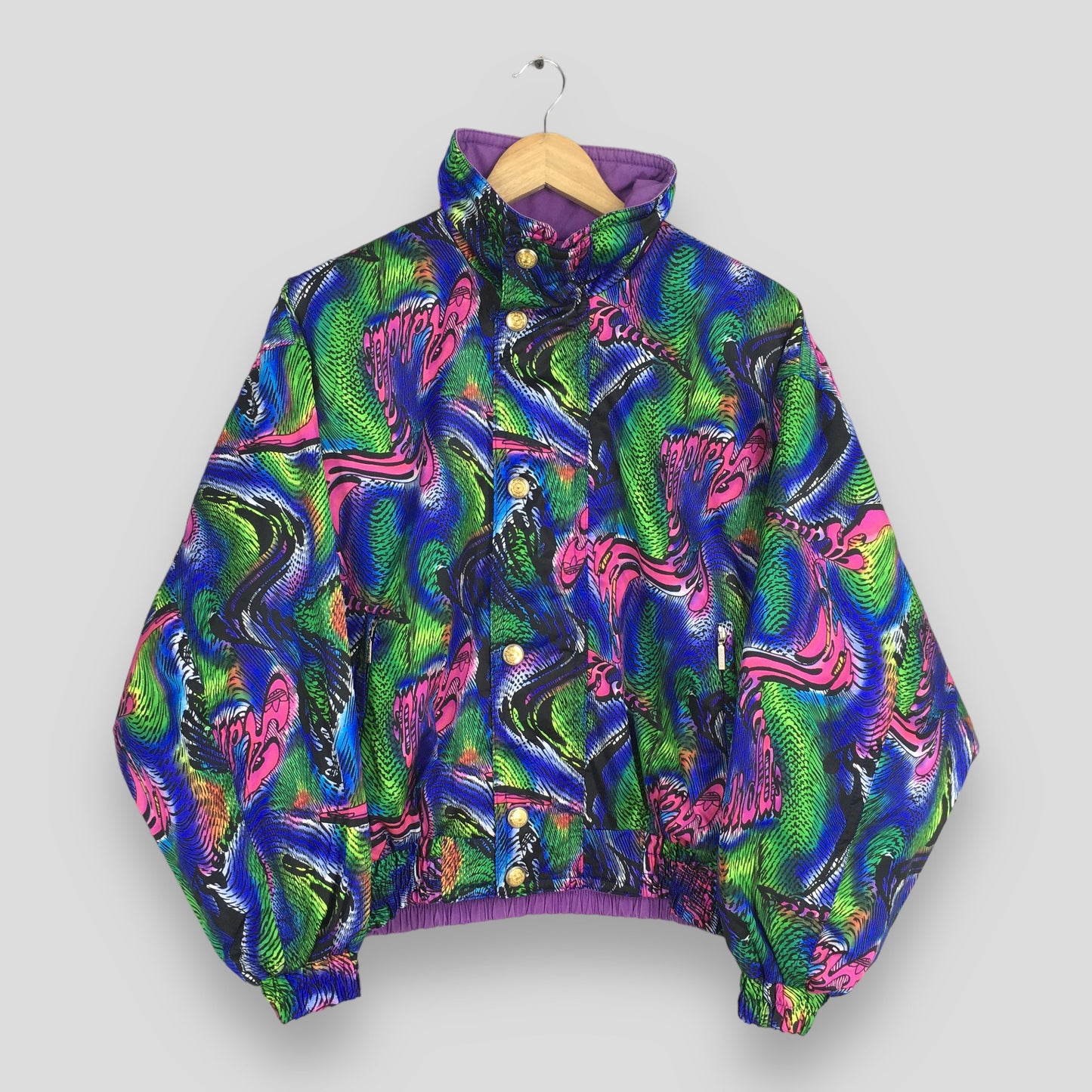 Adidas Pop Art Trefoil Windbreaker Hoodie Medium