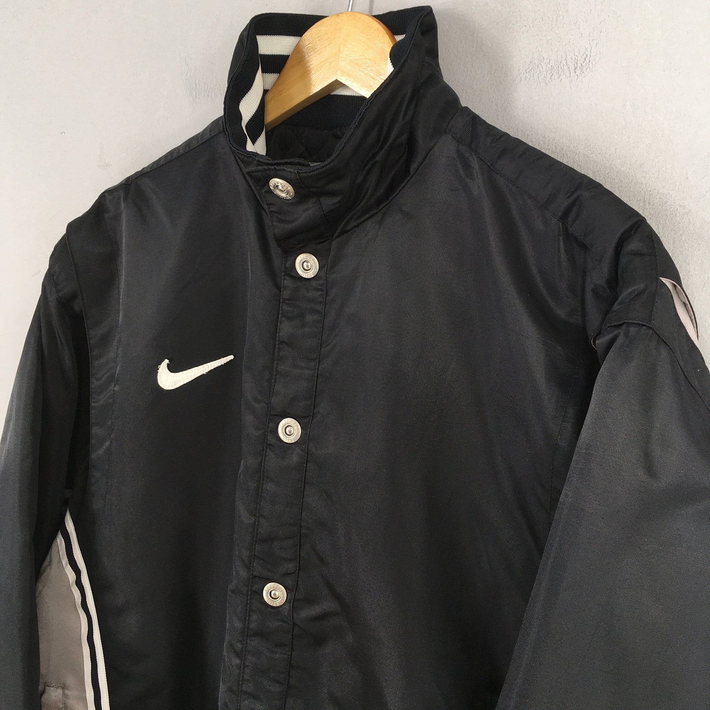 Nike Swoosh Black Puffer Jacket XLarge