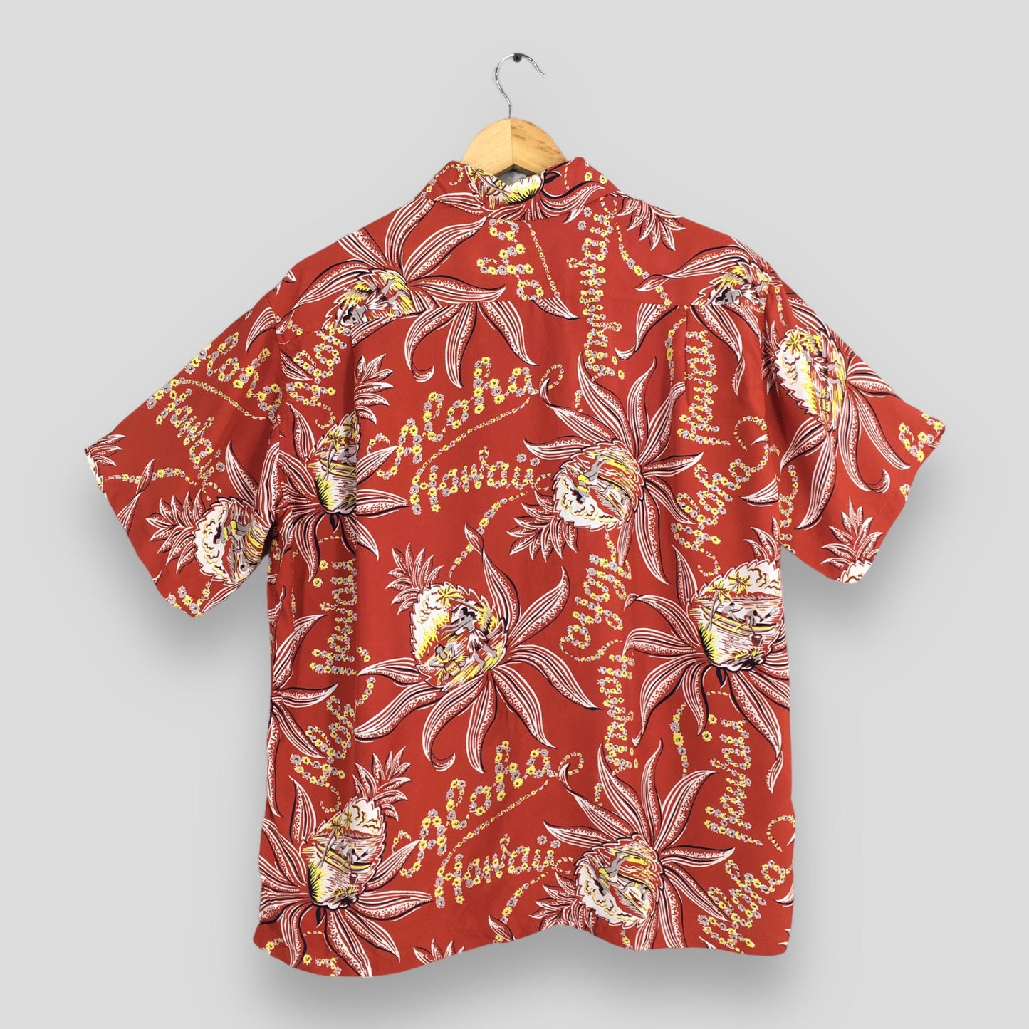 Sun Surf Hale Hawaii Japanese Rayon Shirt Large