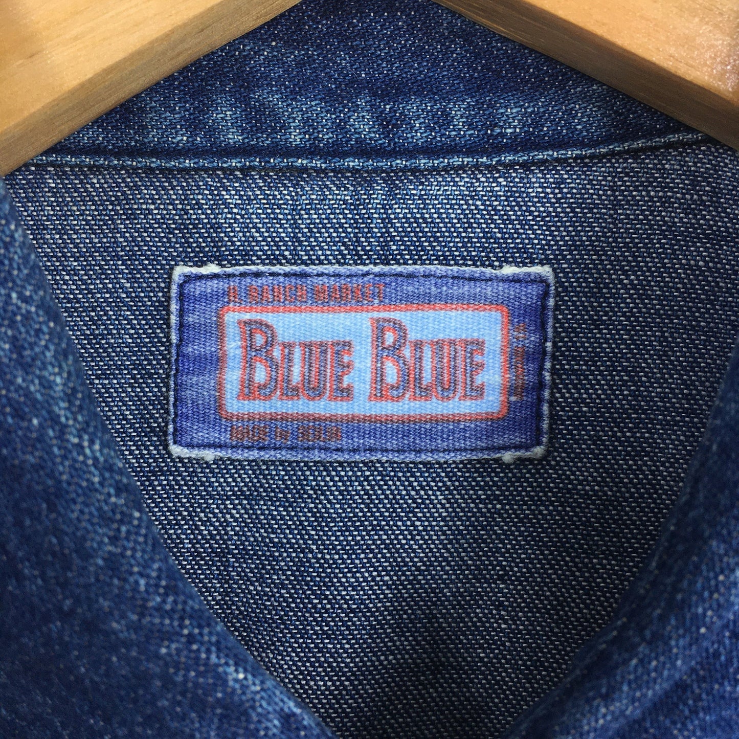 Blue Blue Japan Indigo Jeans Shirt Medium