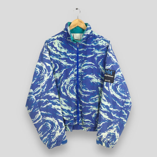 Helly Hansen Sea Life Abstract Windbreaker Jacket Large