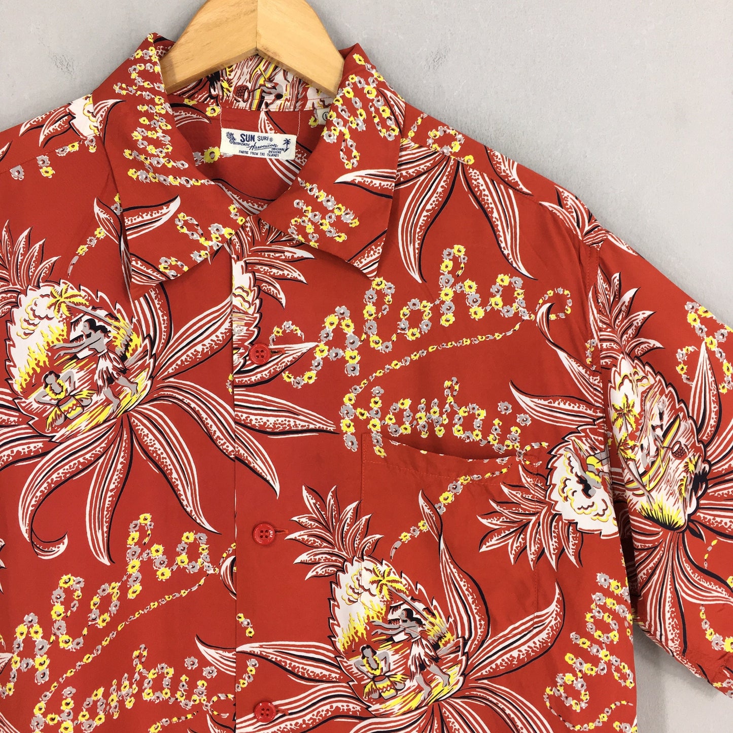 Sun Surf Hale Hawaii Japanese Rayon Shirt Large