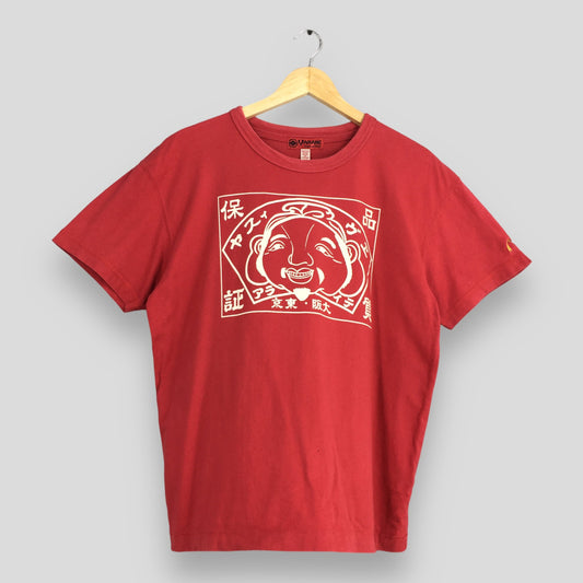 Evisu Jason Japan Red T shirt Medium