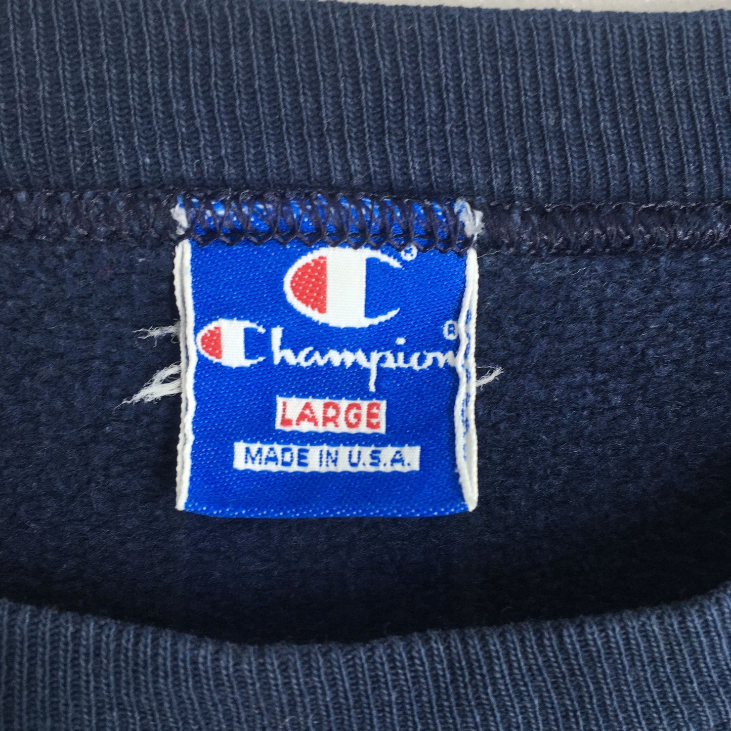 Champion Sportswear Blue Sweatshirt Large