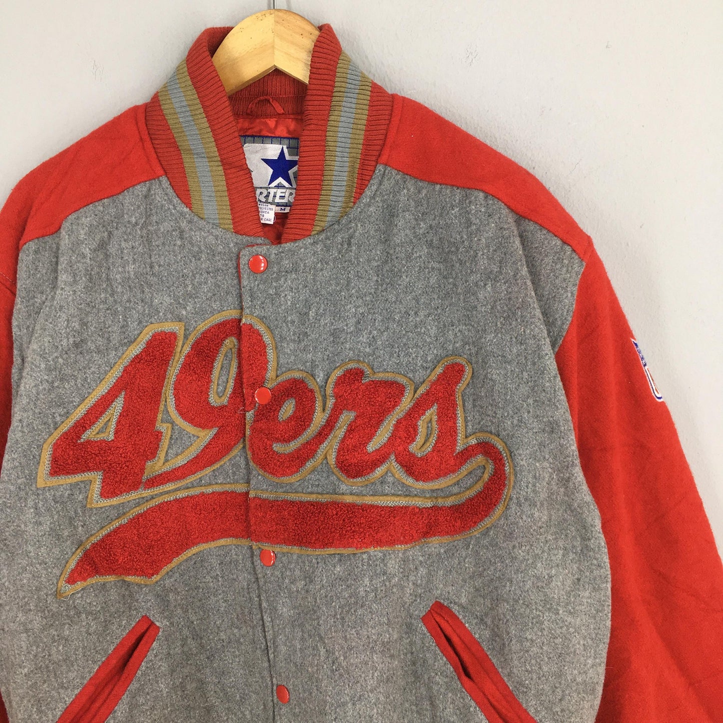 San Francisco 49ers NFL Varsity Wool Jacket Medium