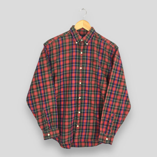 Polo Ralph Lauren Checkered Flannel Red Shirt Large