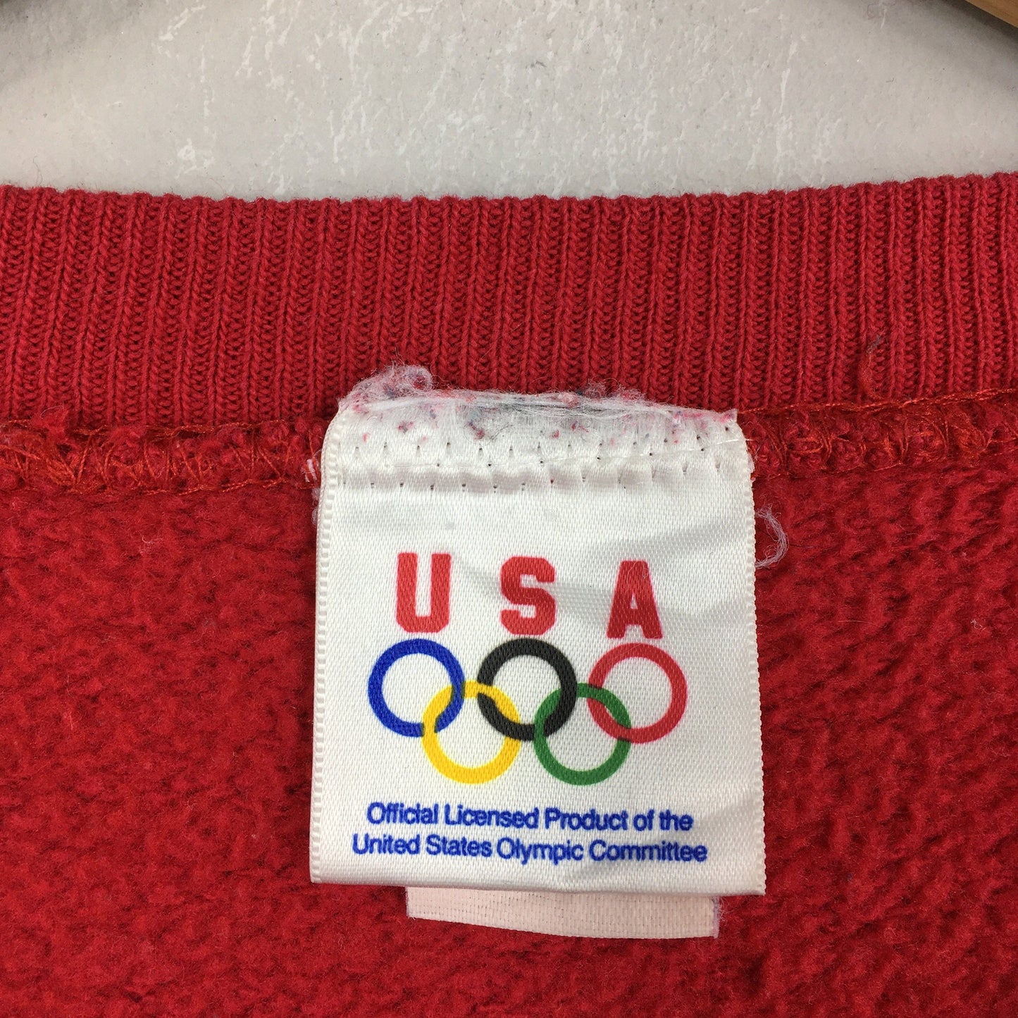 JcPenney Olympics Usa Red Plain Sweatshirt XL