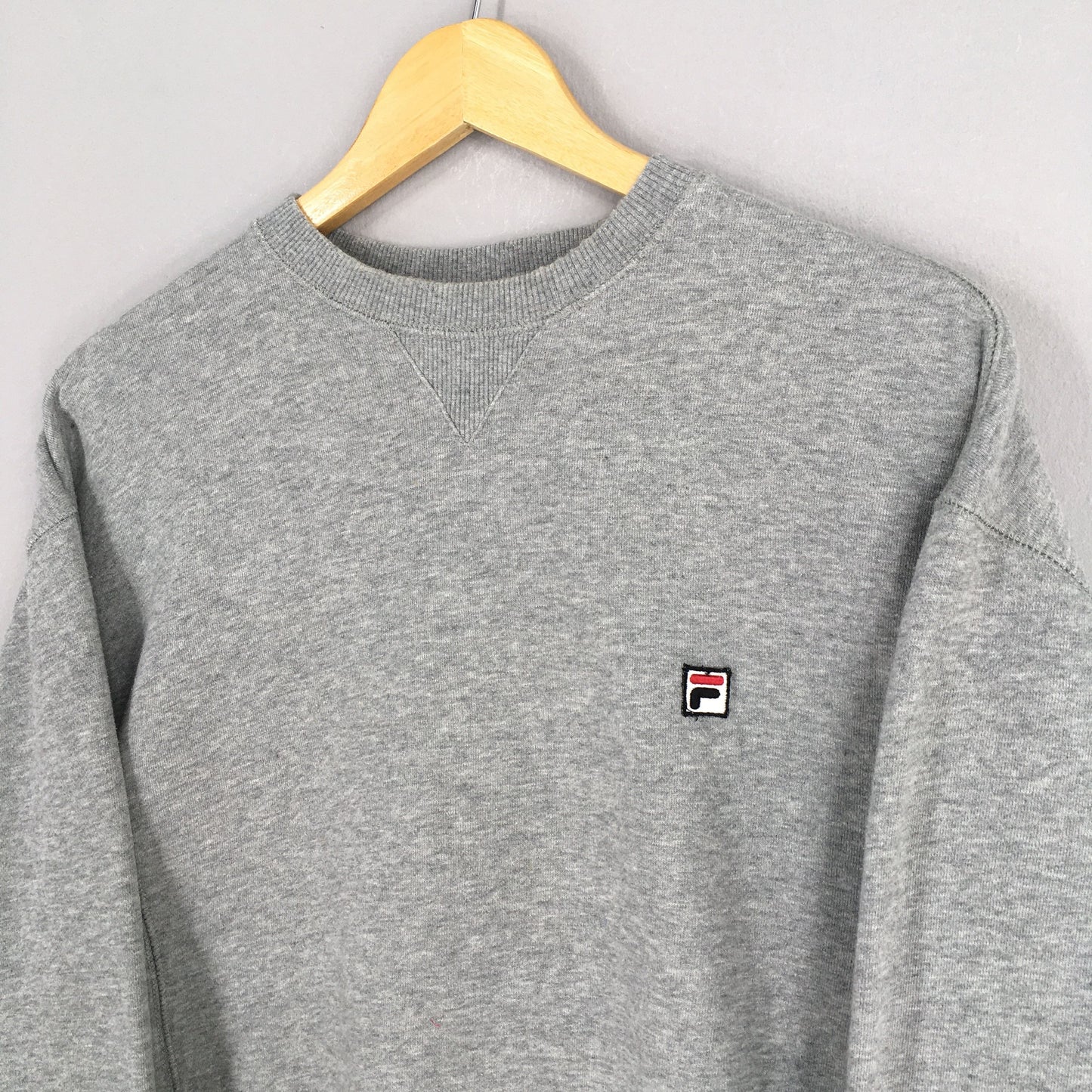 Fila Italia Sports Gray Sweatshirt Medium