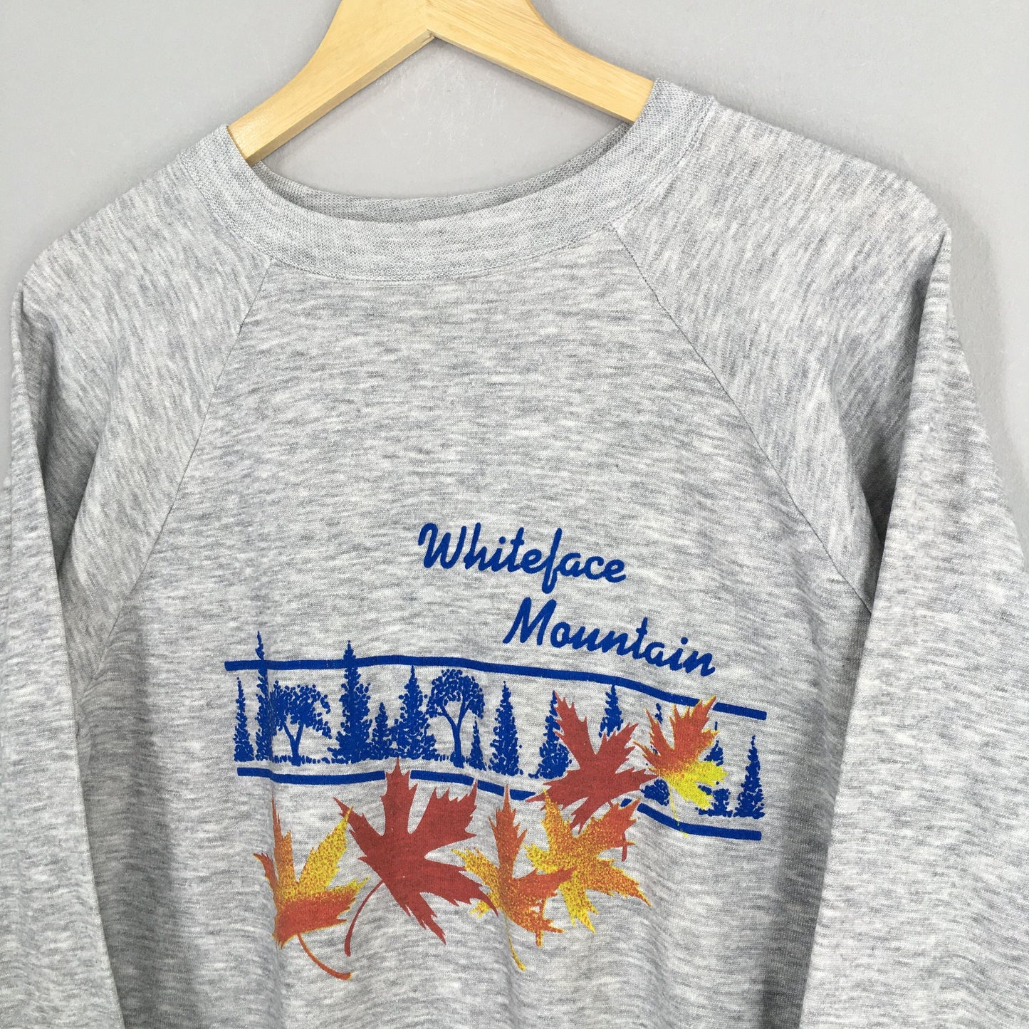 Whiteface Mountain New York Gray Sweatshirt L