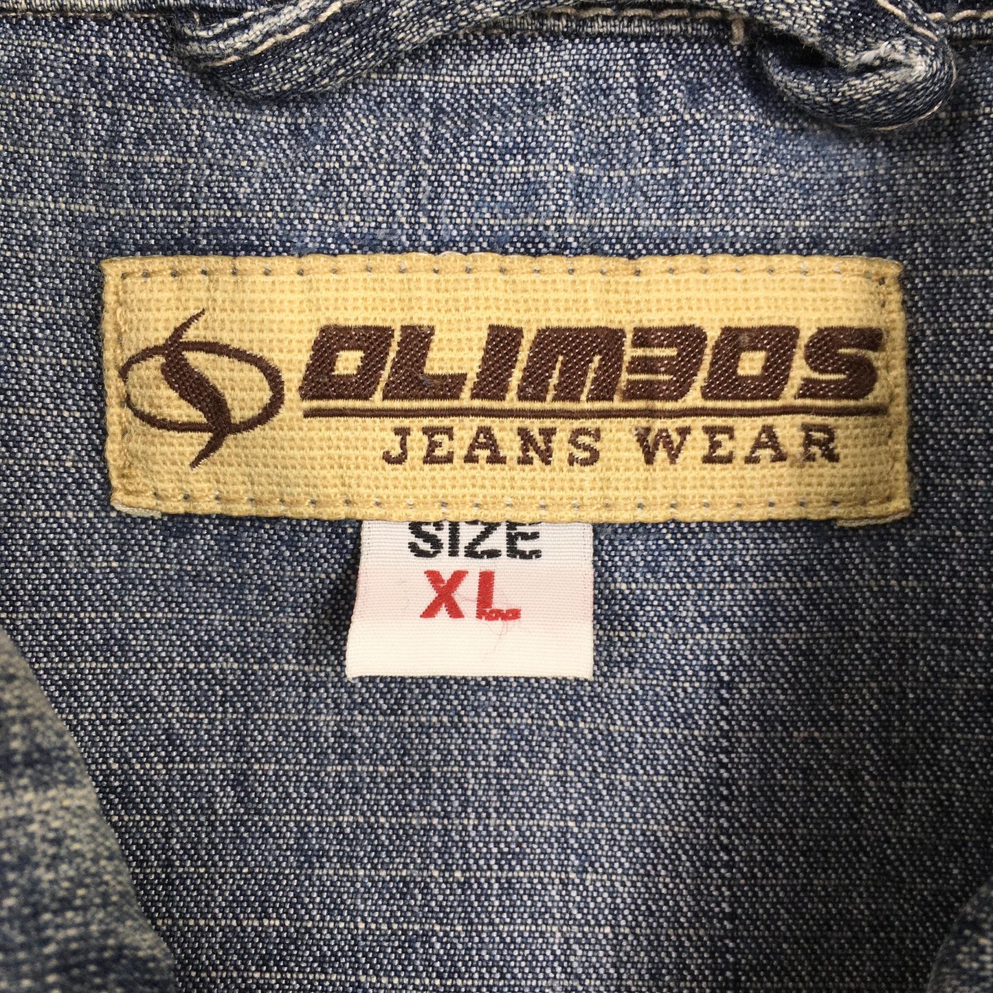 Olimeos Jeans Trucker Denim Jacket Xlarge