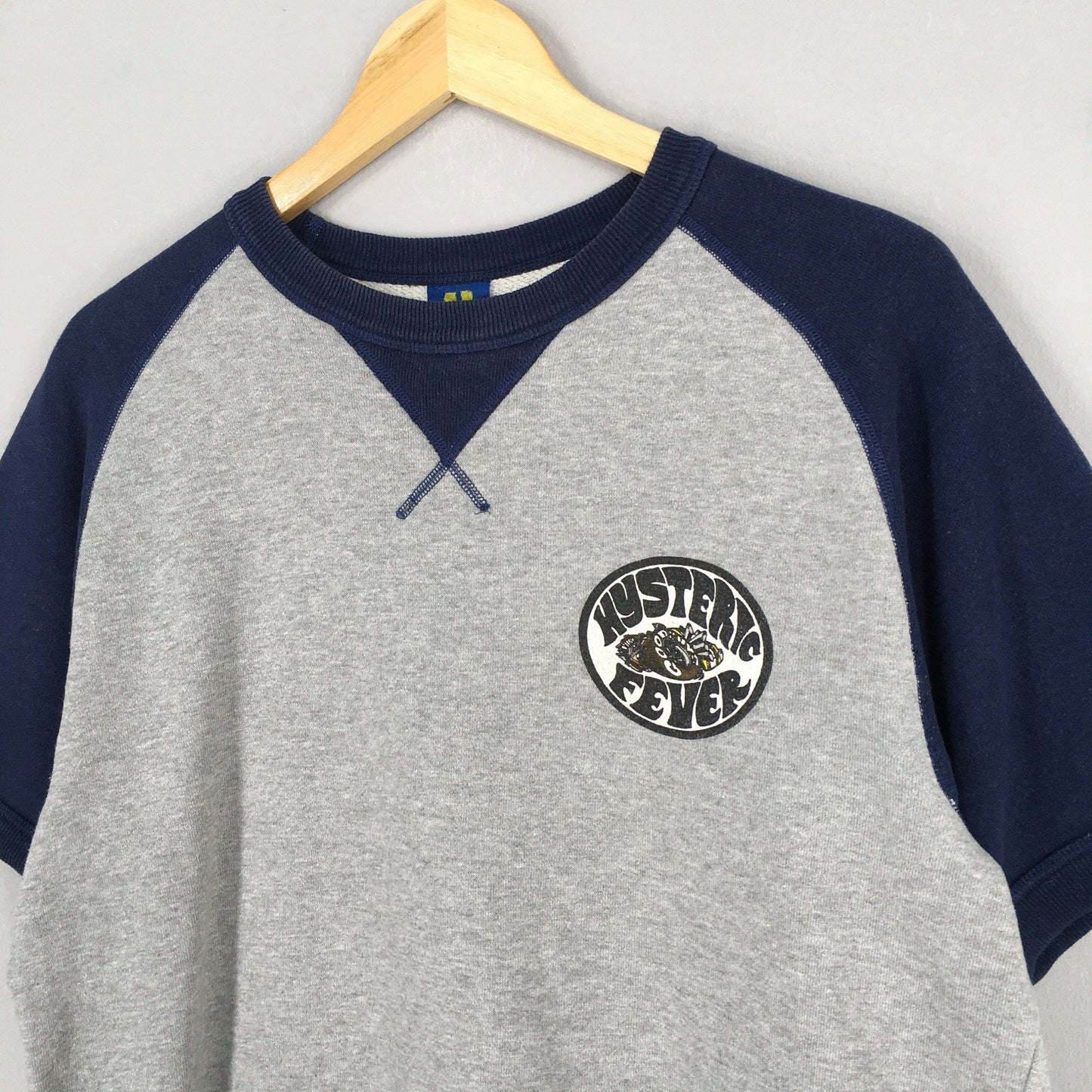 Hysteric Glamour Gray Raglan Sweatshirt Medium