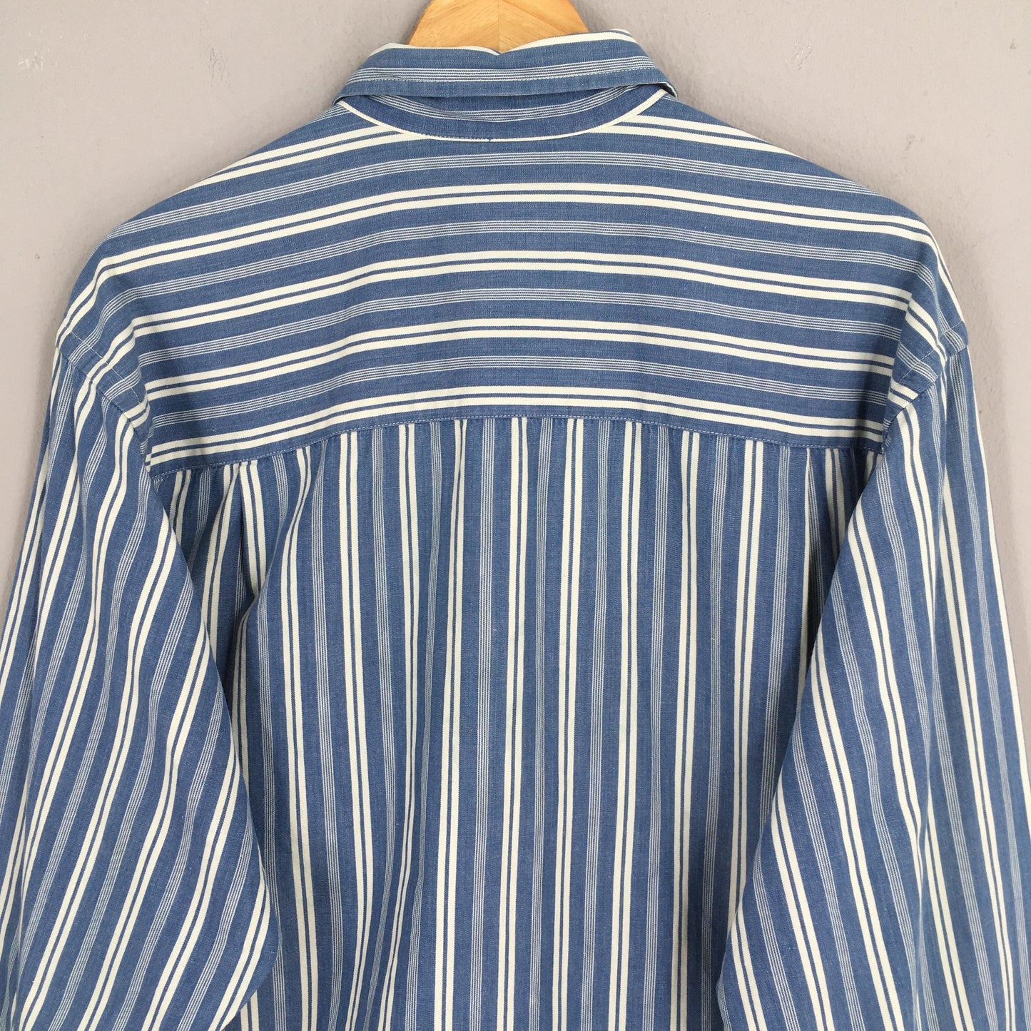 Eddie Bauer Striped Flannel Shirt Medium