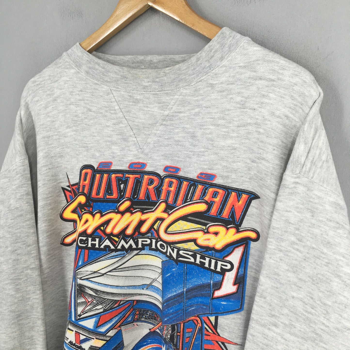 Nascar Australian Sprint Car Pullover Sweatshirt XLarge