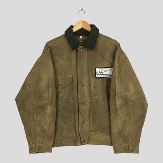 CC Filson Wax Chore Duck Brown Jacket Large