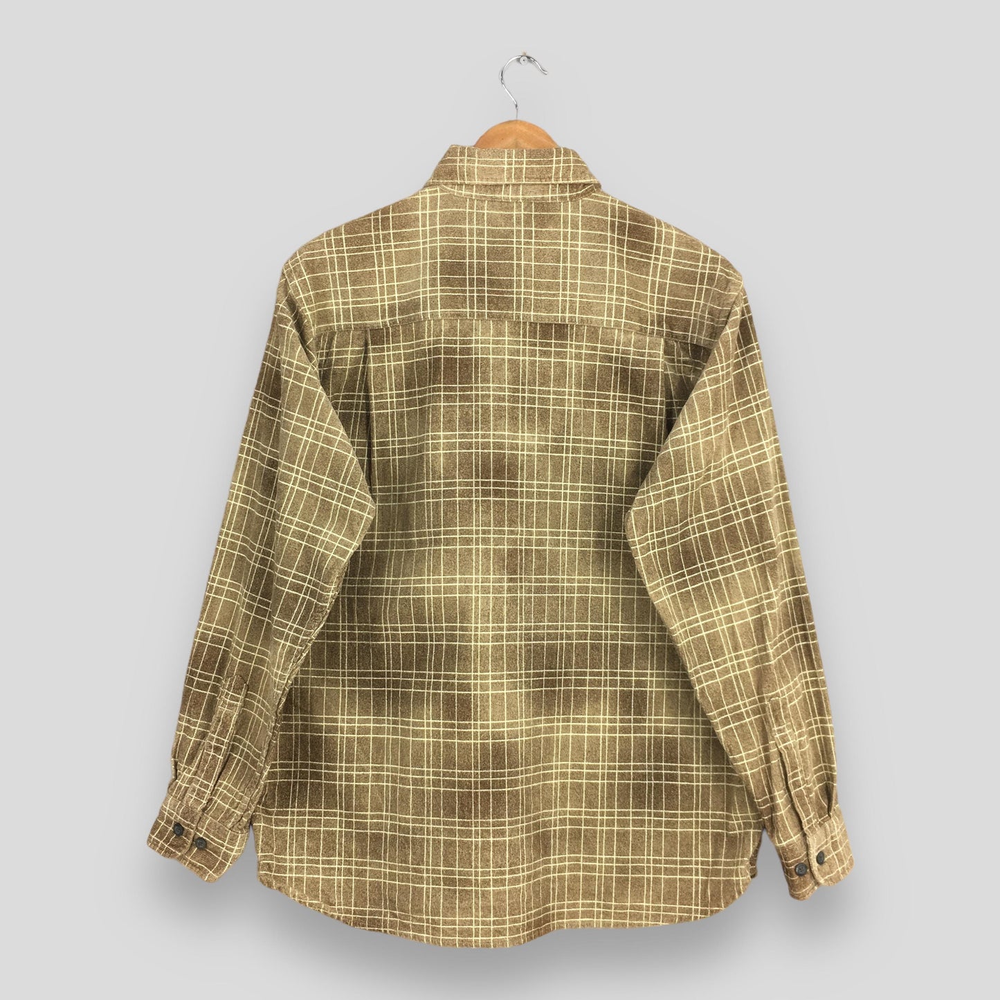 Eagle Club Checkered Brown Shirt Flannel Medium