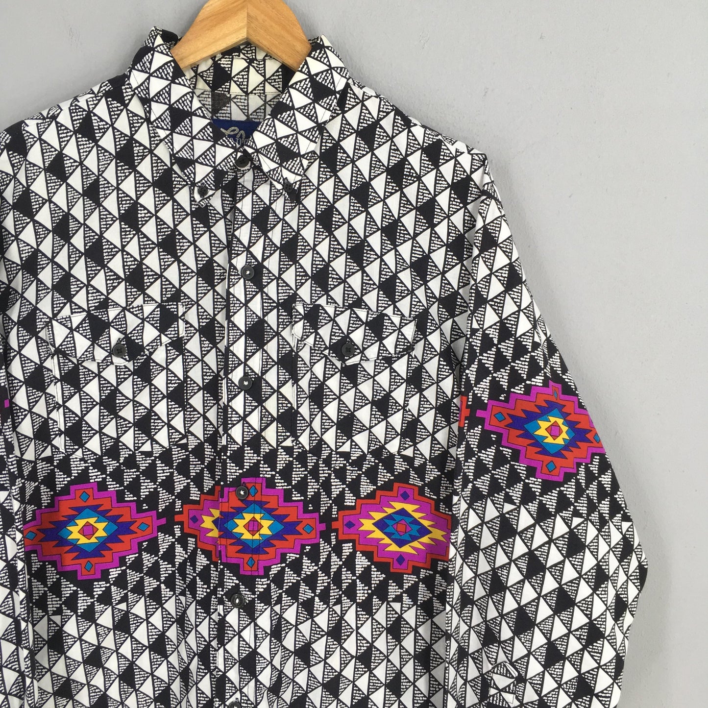 Wrangler Navajo Geometrical Pattern Shirt XLarge