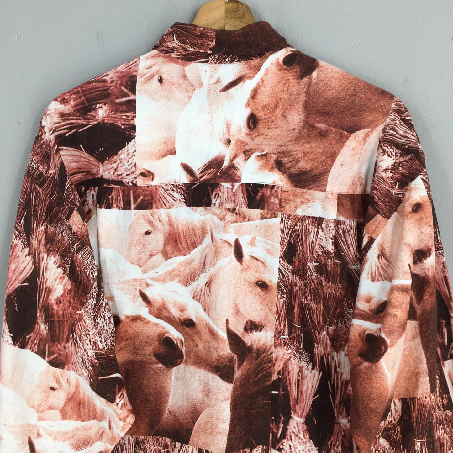 Daniel Hecther Abstract Horse Pop Art Shirt Large