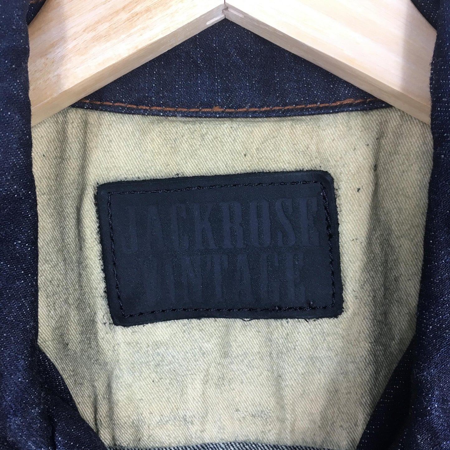 Japanese Jackrose Rolling Stones Double Collar Denim Jacket Medium