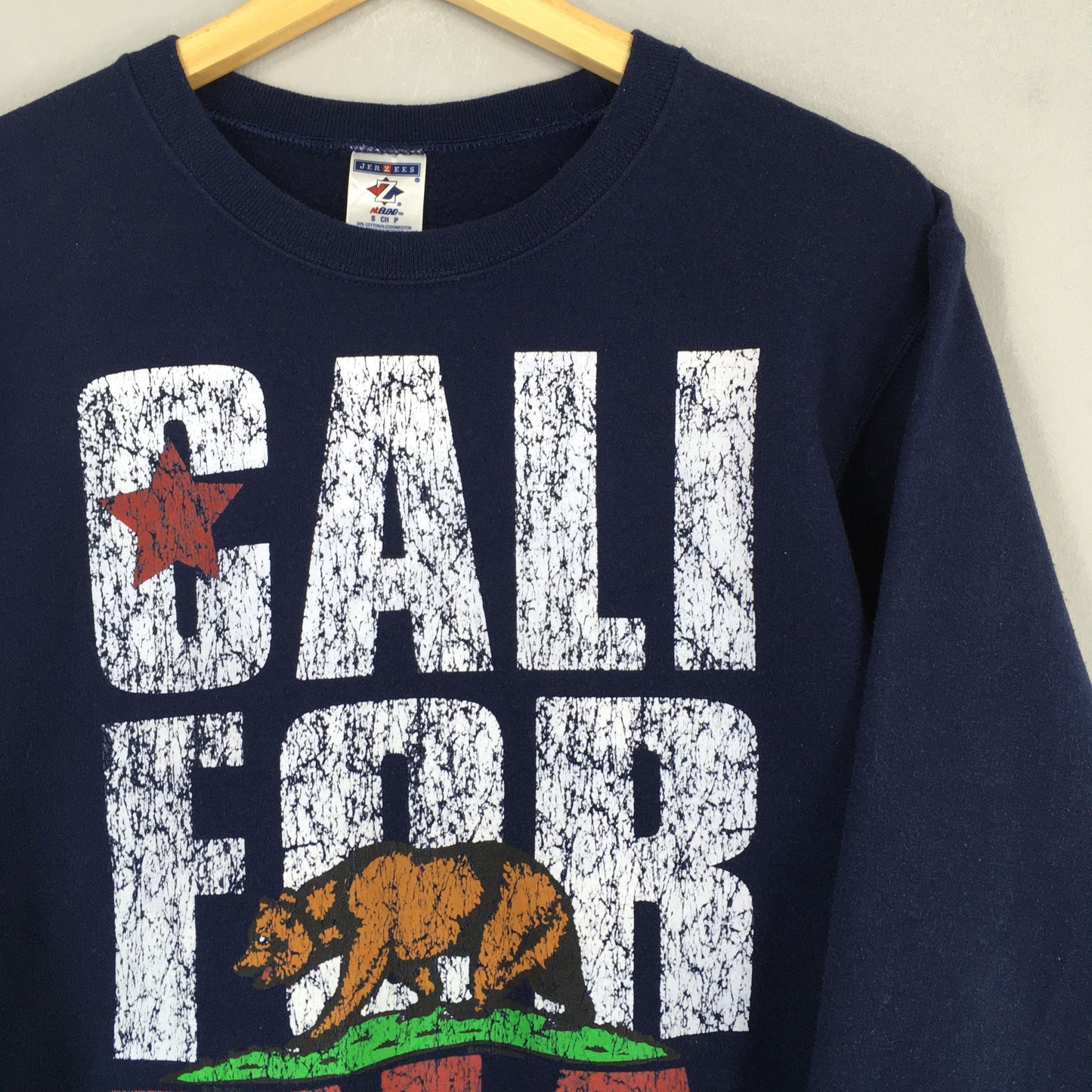 California Republic Cali Blue Sweatshirt Small